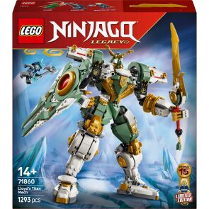klocki lego ninjago tytanowy mech lloyda 15 rocznica 71860 opakowanie przod