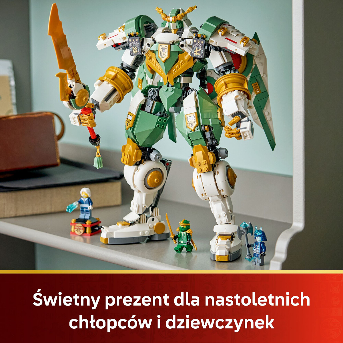 klocki lego ninjago tytanowy mech lloyda 15 rocznica 71860model 2
