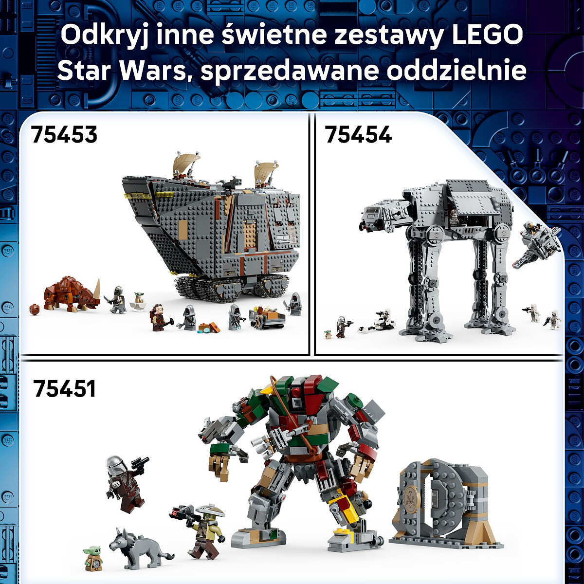 klocki lego star wars at at resztek imperium i int 4 75454 inne zestawy