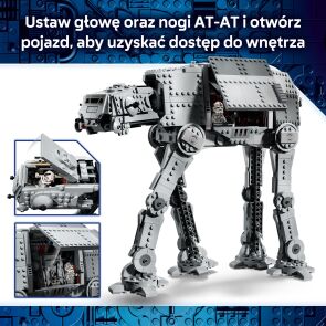 klocki lego star wars at at resztek imperium i int 4 75454detale 3