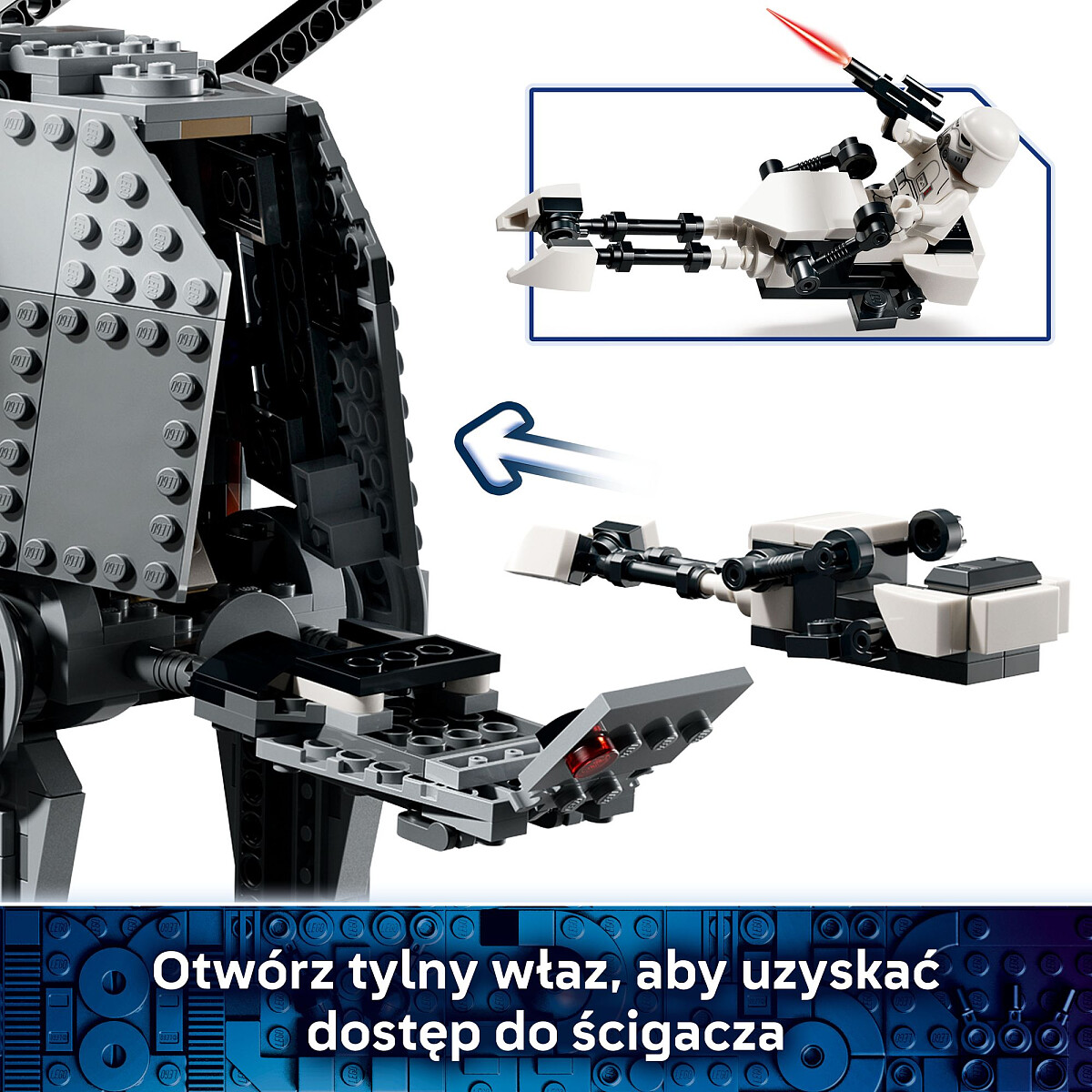 klocki lego star wars at at resztek imperium i int 4 75454 detale