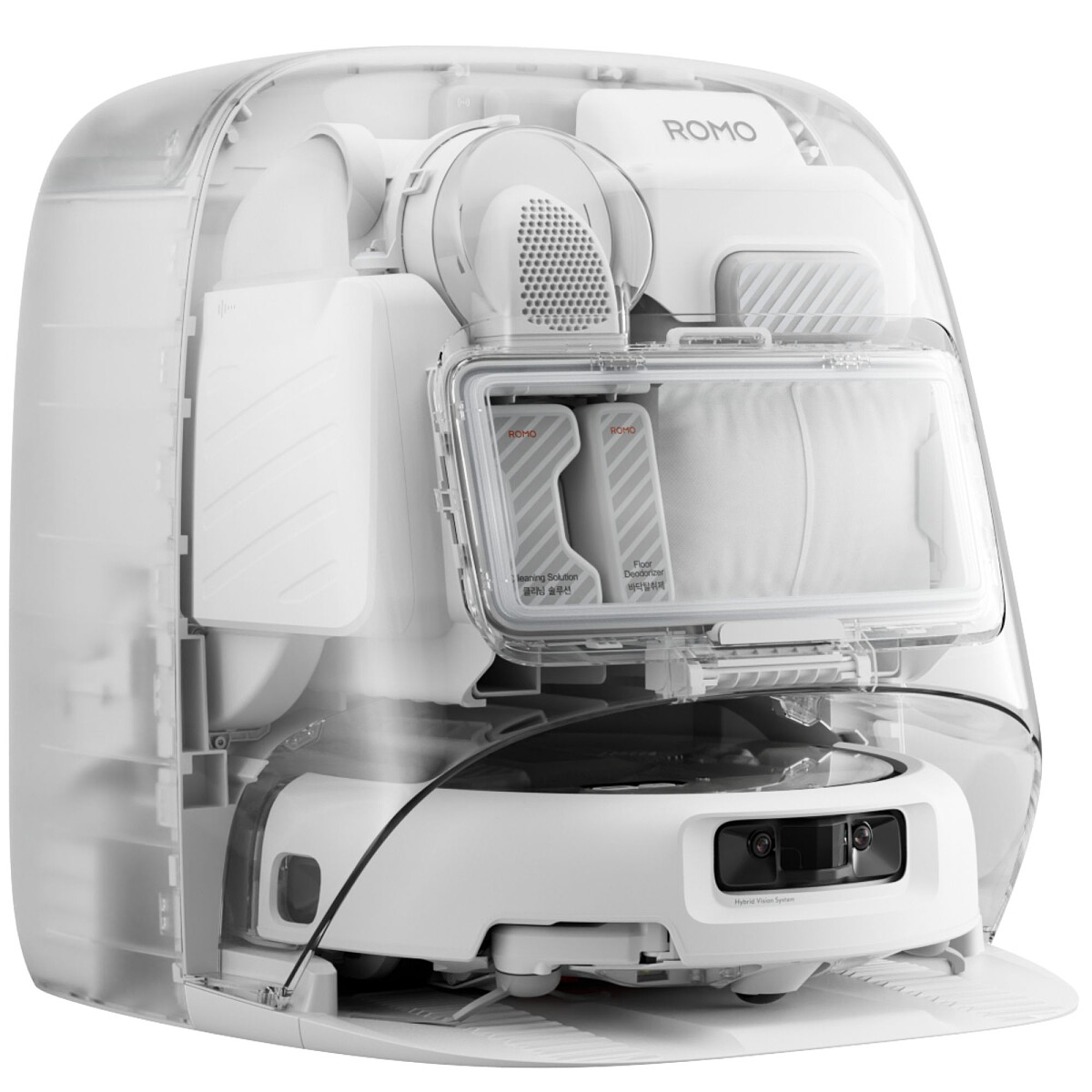 robot sprzatajacy dji romo p2 clean more combo perspektywa 2