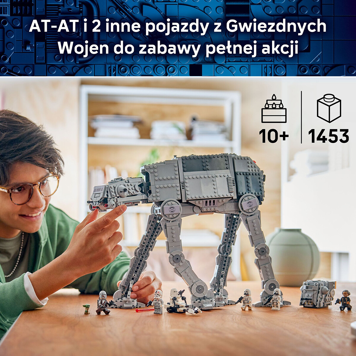 klocki lego star wars at at resztek imperium i int 4 75454 budowanie