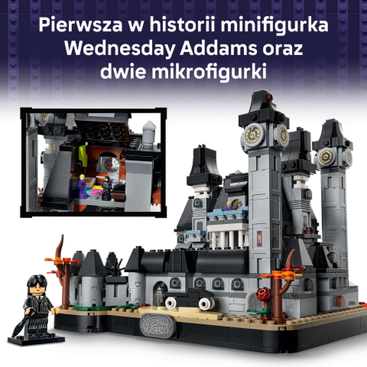 klocki lego wednesday akademia novermore 76788 minifigurka