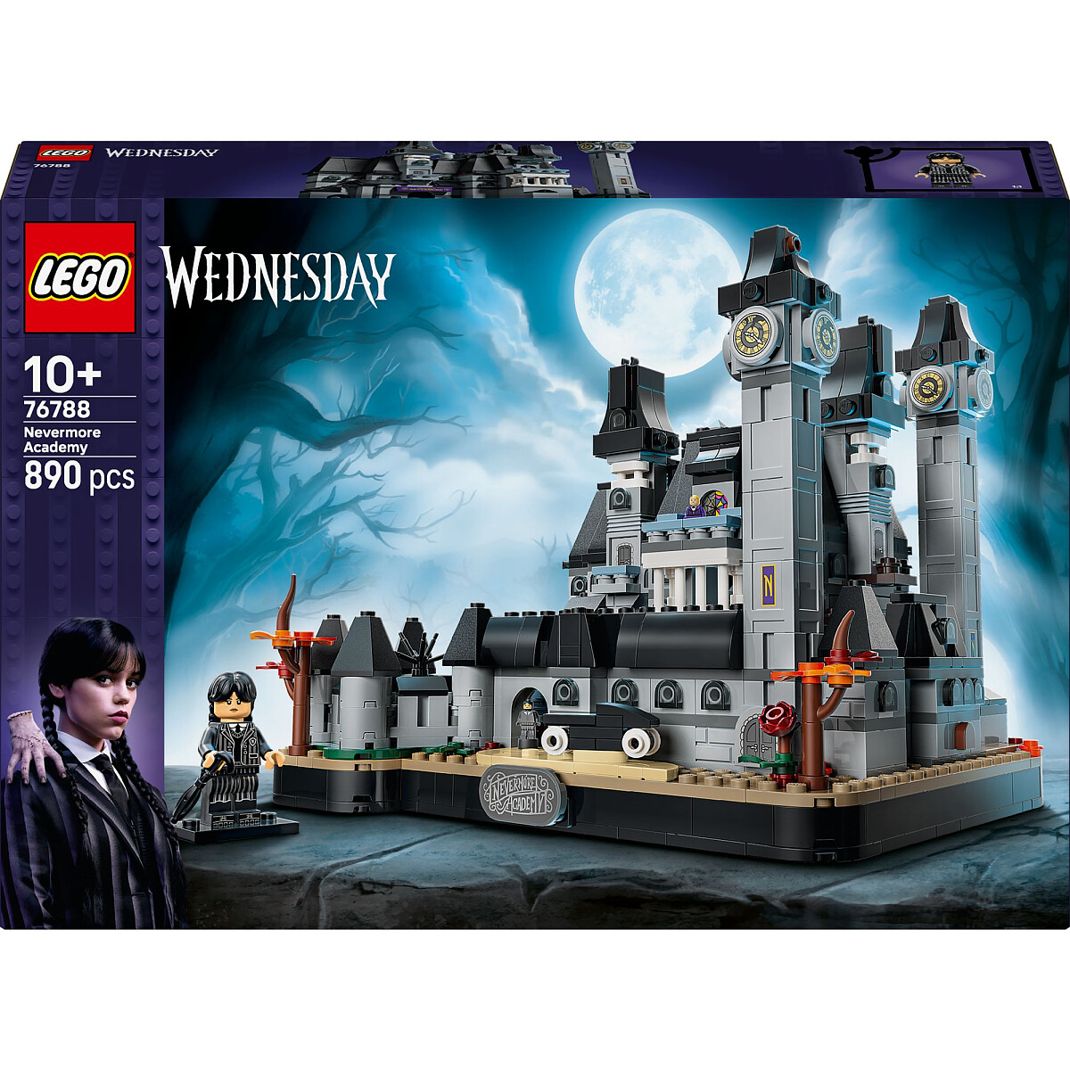 klocki lego wednesday akademia novermore 76788 opakowanie przod