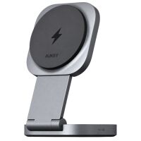 Ładowarka bezprzewodowa AUKEY LC-MC211 Qi2 Szara