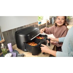 airfryer frytownica beztluszczowa bosch serie 4 double drawer mafd440b1 prezentacja