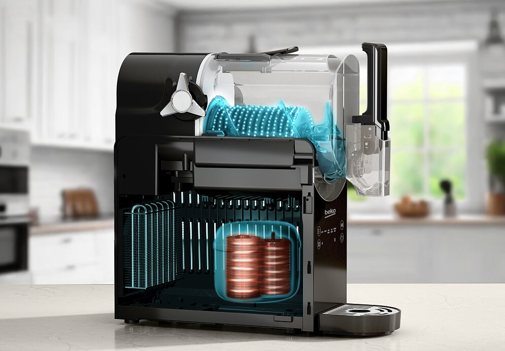 urzadzenie do slushy beko slushmix sm 5670 wnetrrze