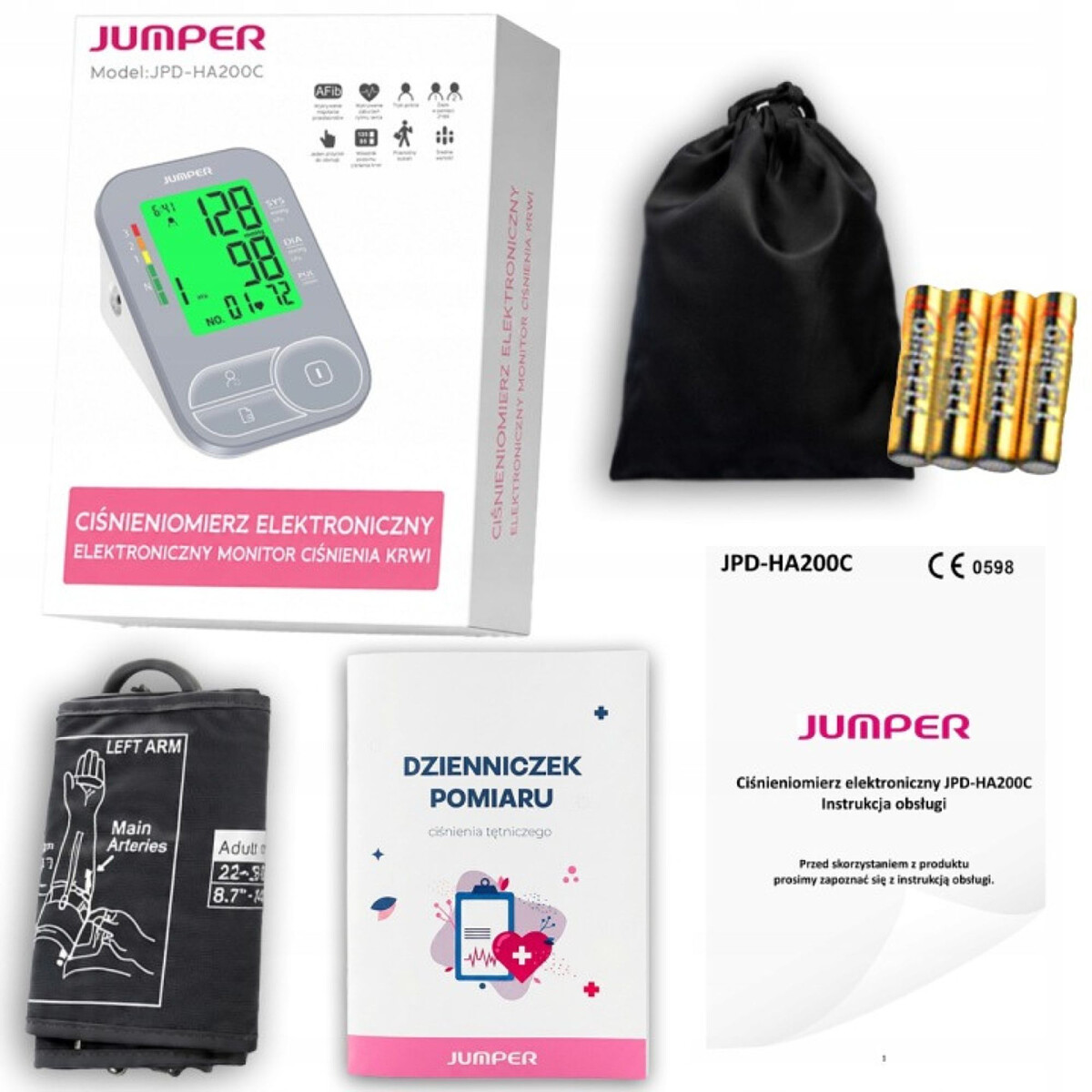 cisnieniomierz jumper jpd ha200c zestaw