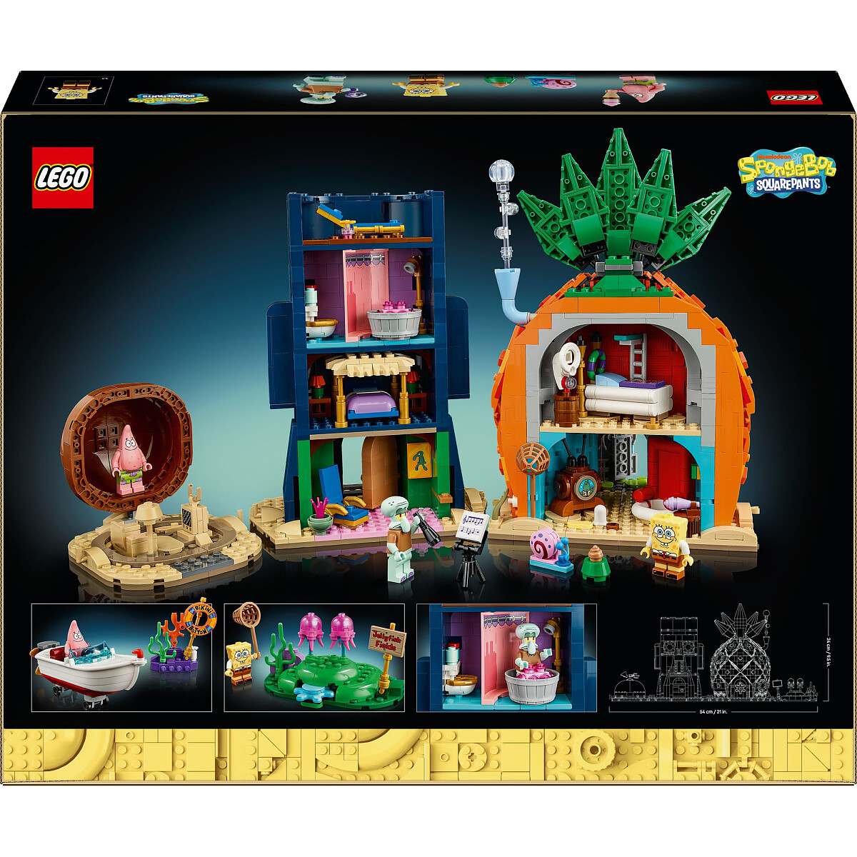 klocki lego icons spongebob kanciastoporty bikini dolne 11386 opakowanie tyl