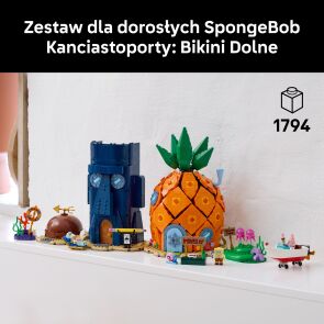 klocki lego icons spongebob kanciastoporty bikini dolne 11386 zestaw