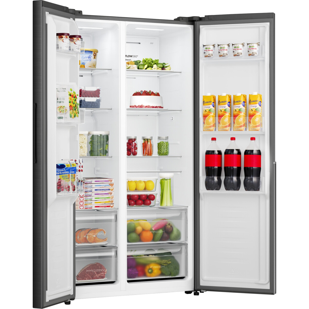 lodowka side by side gorenje nrs917e41bx 4