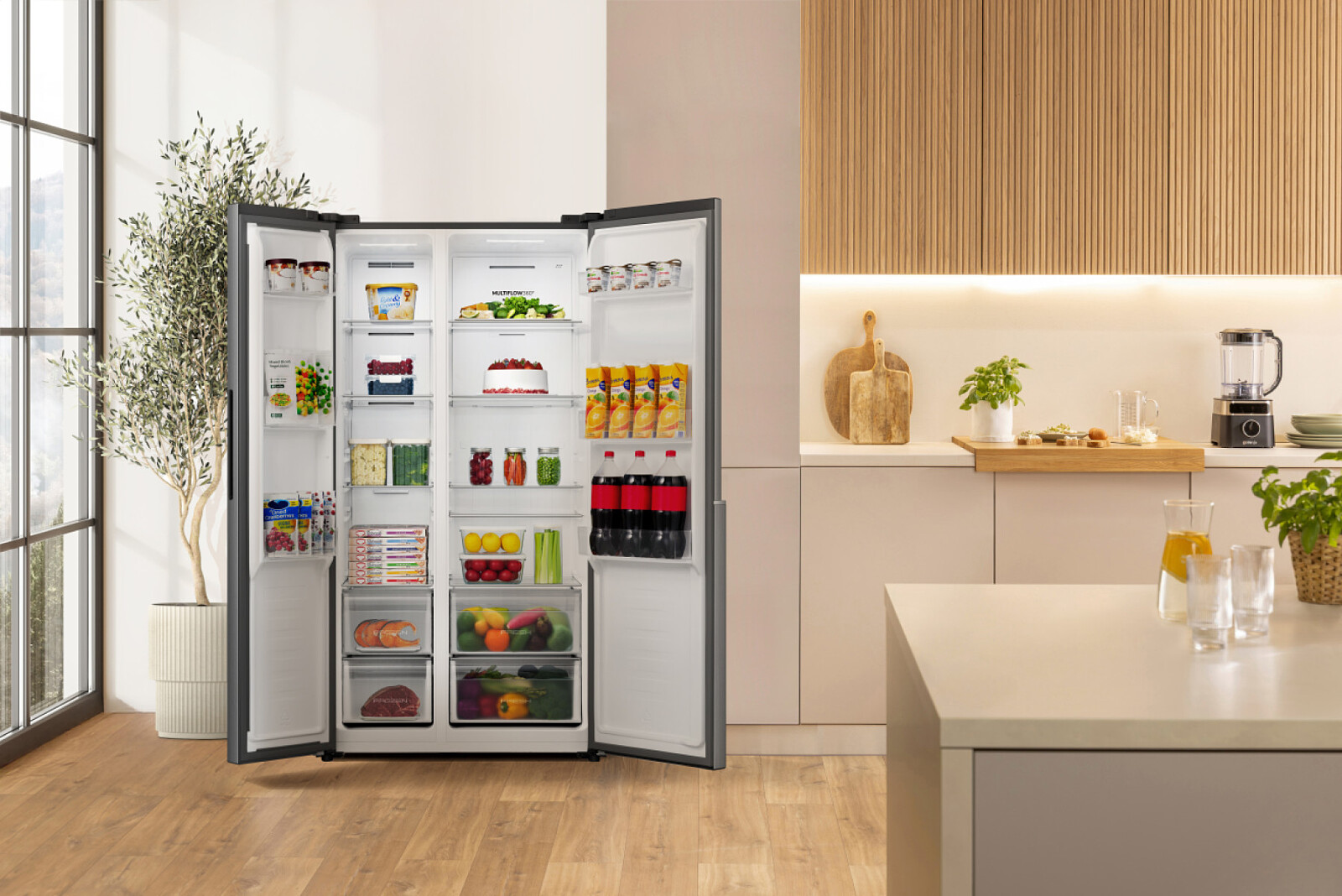 lodowka side by side gorenje nrs917e41bx 13