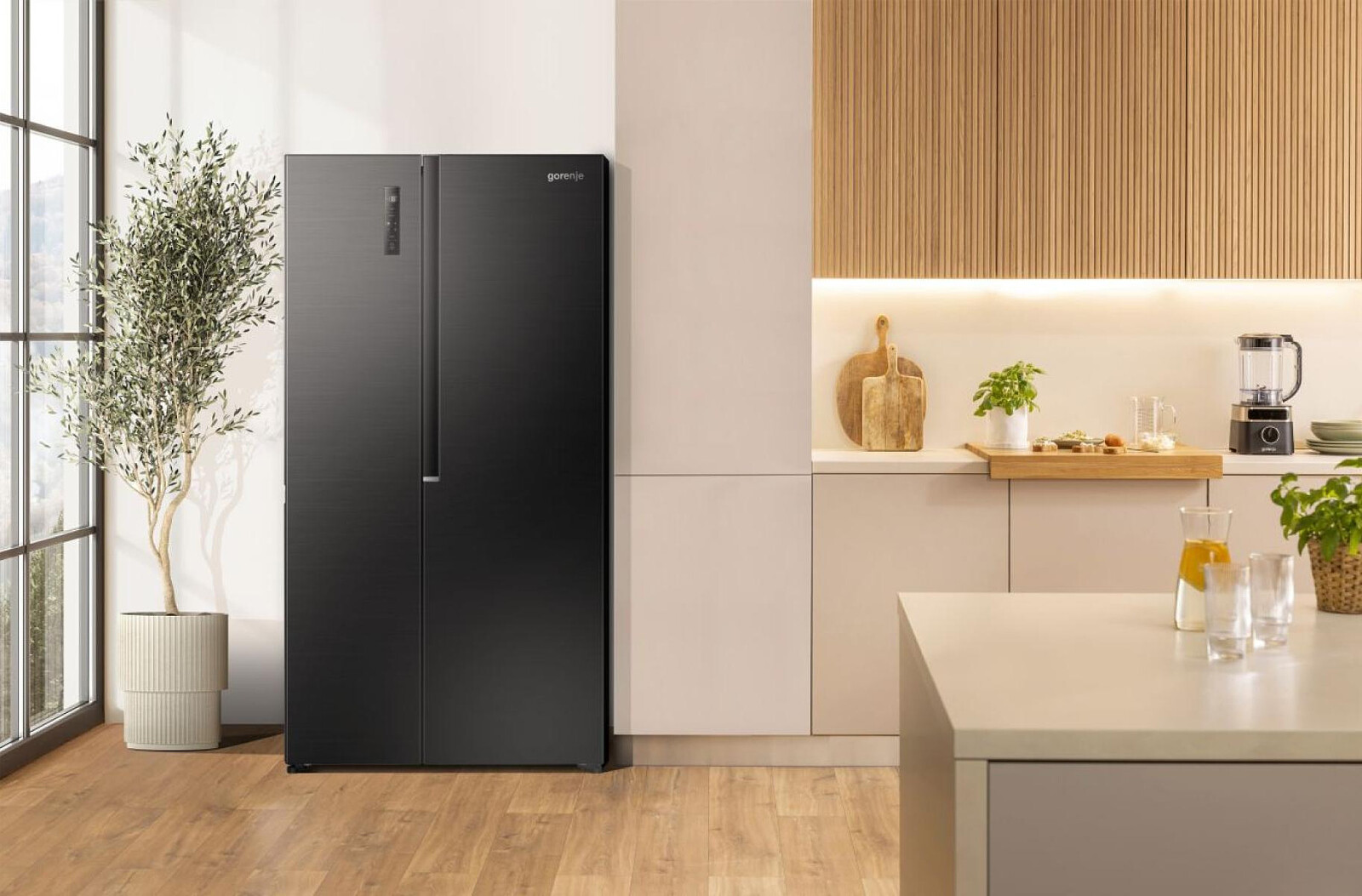 lodowka side by side gorenje nrs917e41bx 11