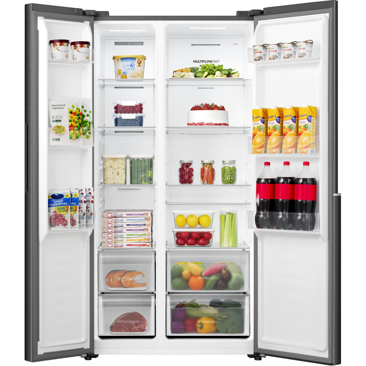 lodowka side by side gorenje nrs917e41bx 1
