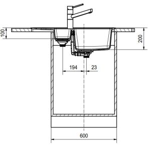 zlewozmywak granitowy franke basis bfg 651 78 rysunek techniczny 2