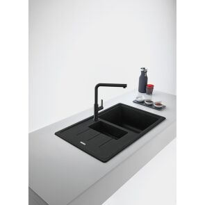zlewozmywak granitowy franke basis bfg 651 78 onyx czarny odplyw 1