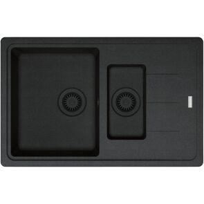 zlewozmywak granitowy franke basis bfg 651 78 onyx czarny odplyw glowne