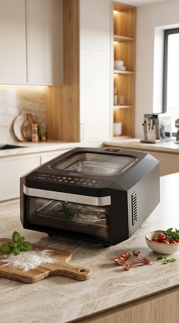 piec do pizzy z funkcja airfryer kernau ksap 132 eb aranzacja 2