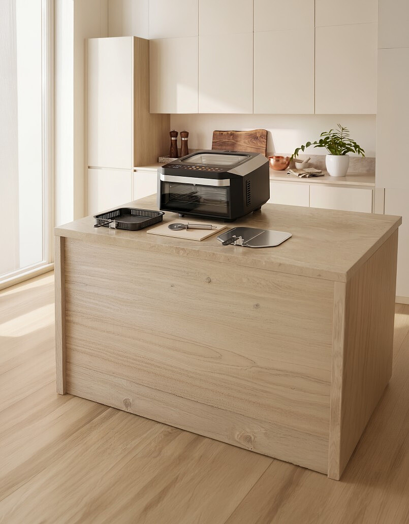 piec do pizzy z funkcja airfryer kernau ksap 132 eb aranzacja 7