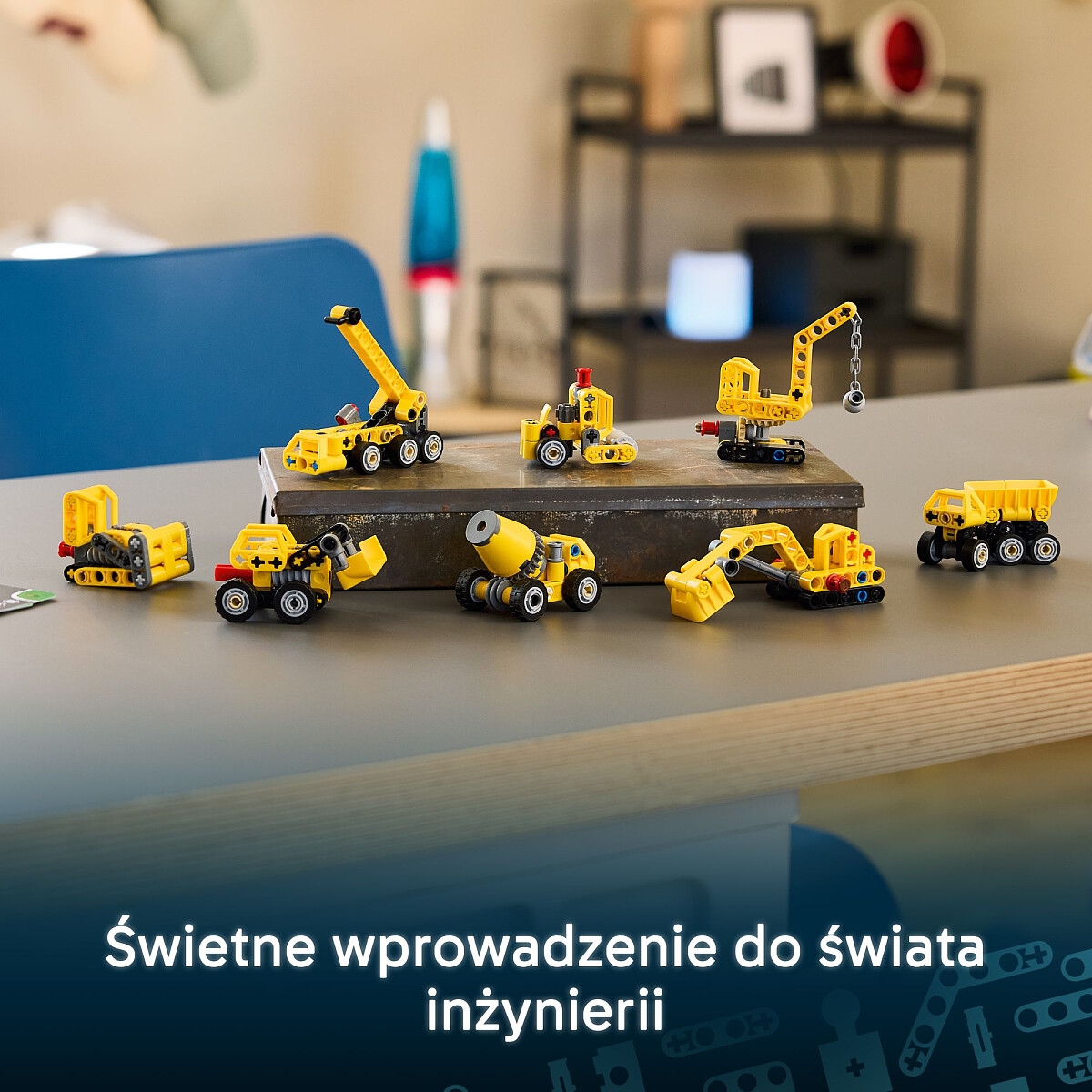 klocki lego technic potezne maszyny 42233 inzynieria