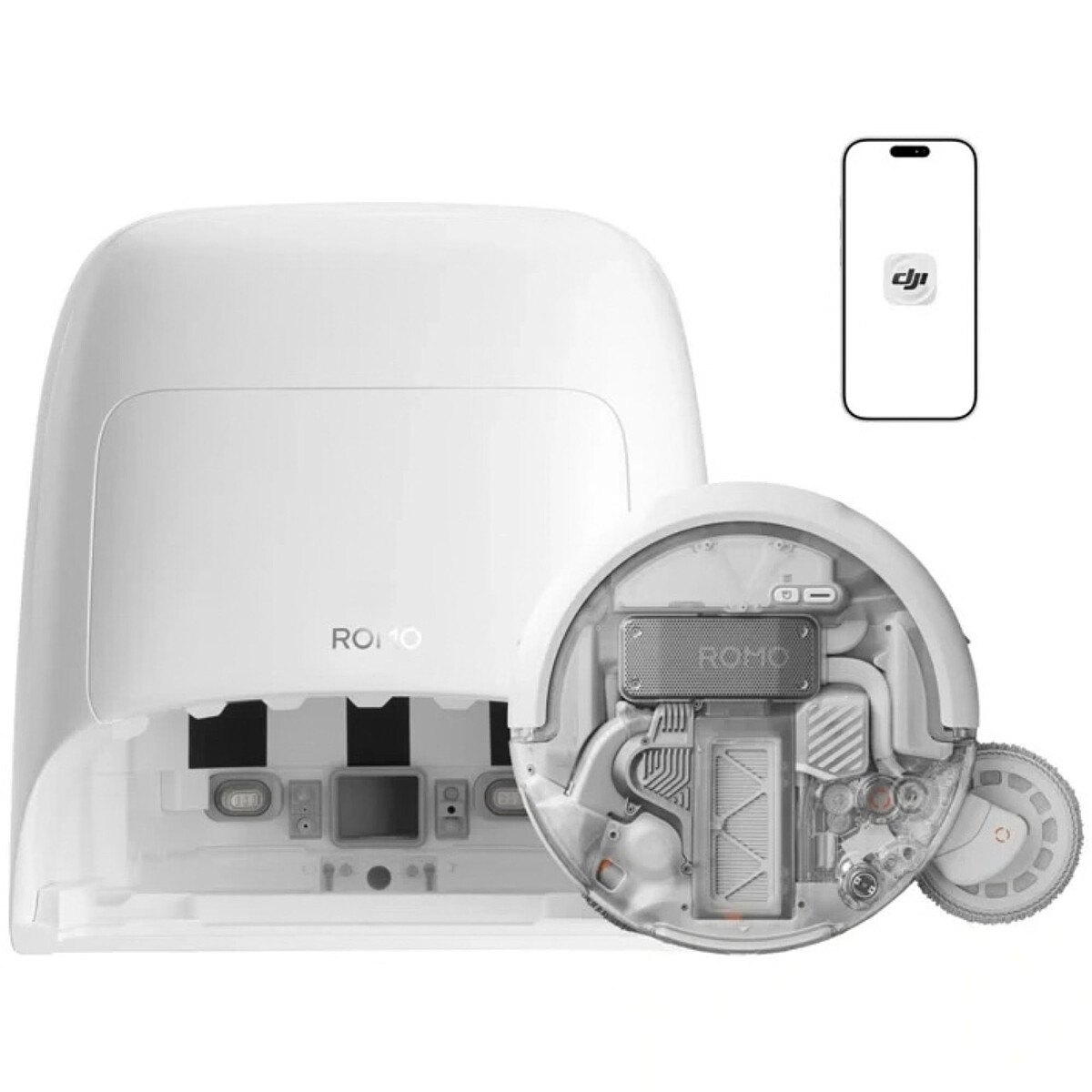 robot sprzatajacy dji romo a2 opis 4 glowne zdjecie front