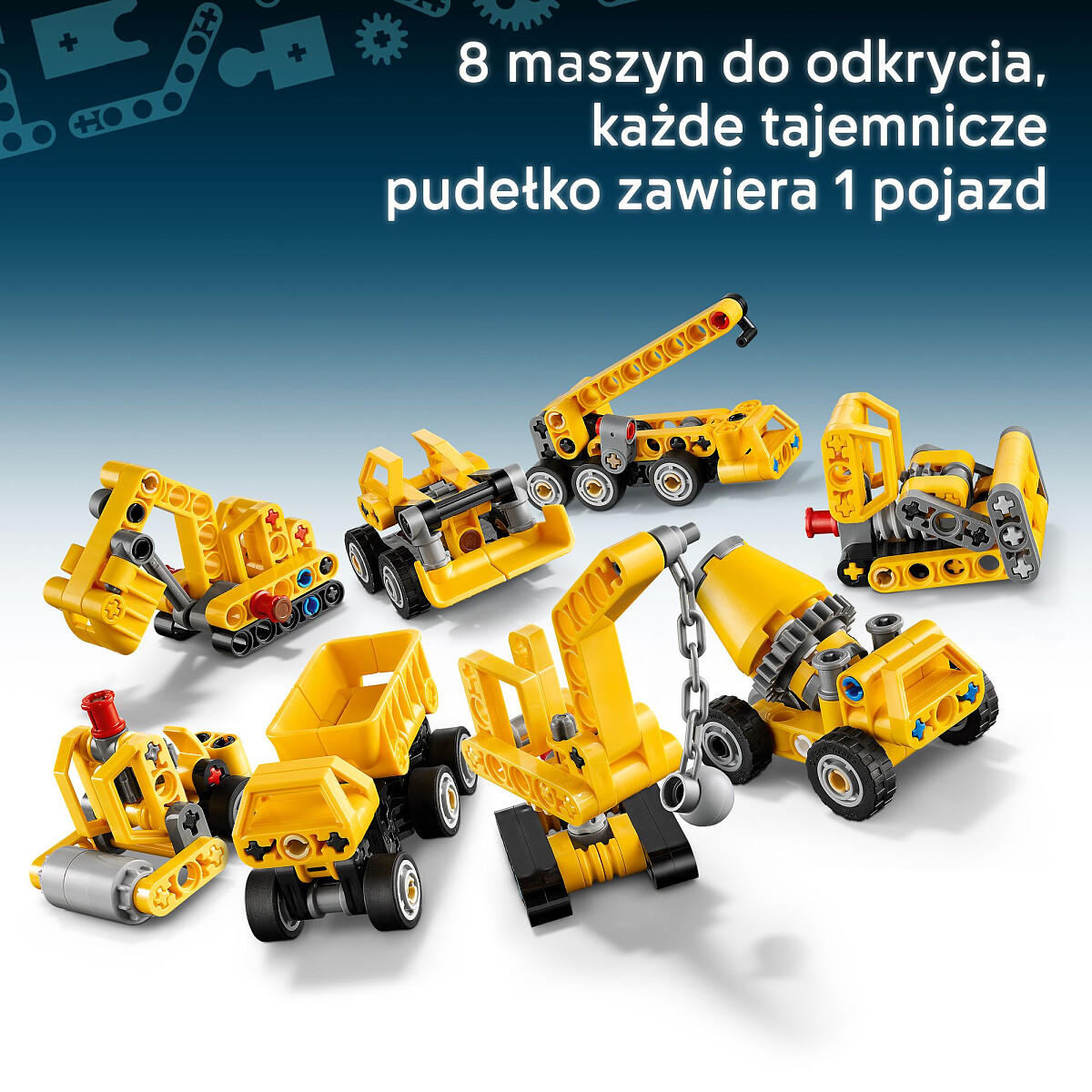 klocki lego technic potezne maszyny 42233maszyny