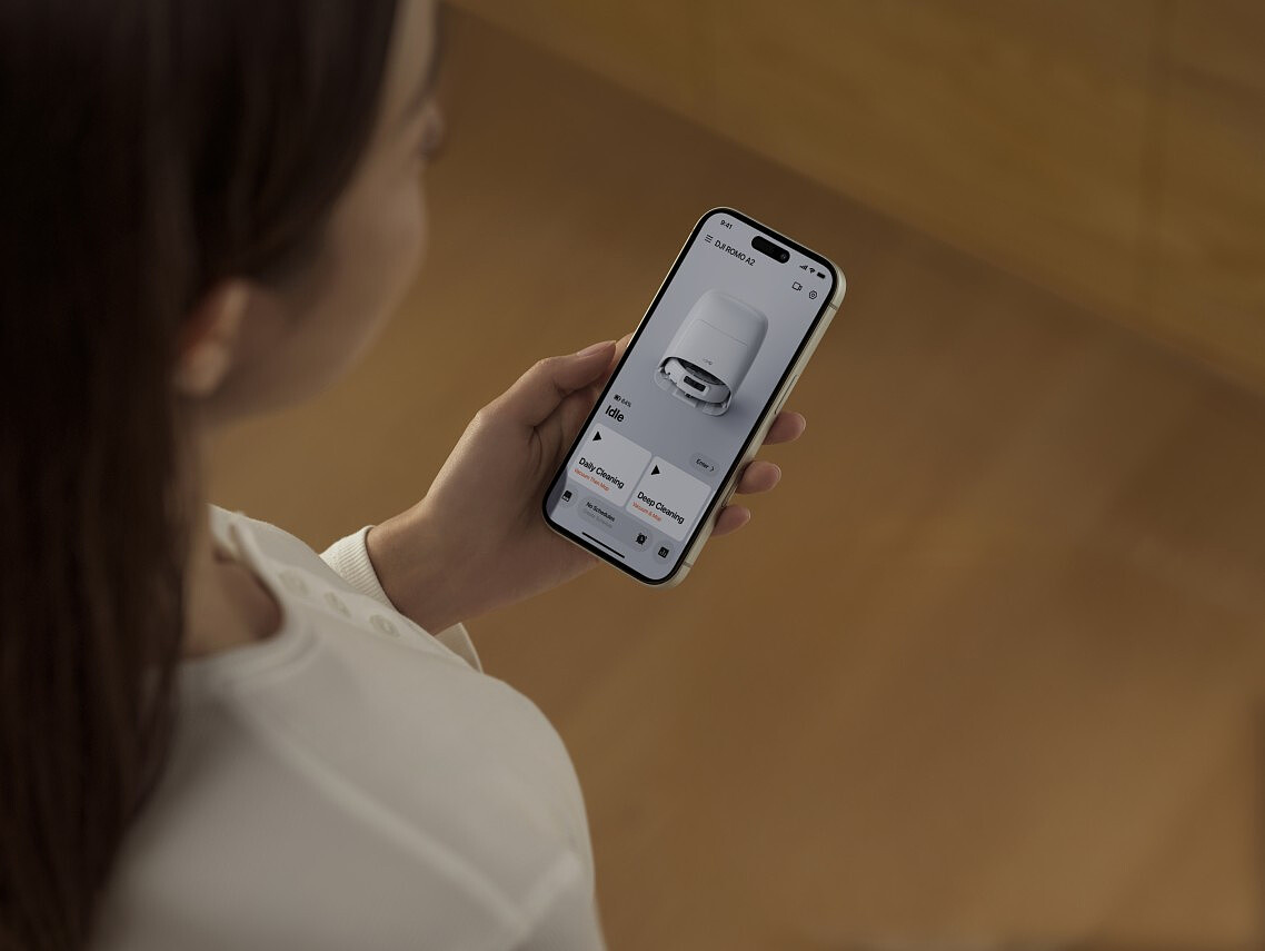 robot sprzatajacy dji romo a2 aplikacja