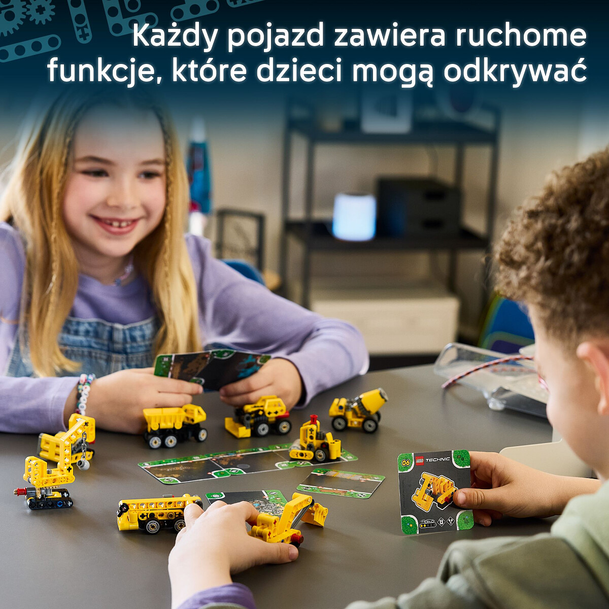 klocki lego technic potezne maszyny 42233budowanie
