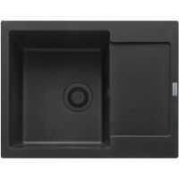 Zlewozmywak granitowy Franke Maris MRG 611-62 Onyx/czarny odpływ