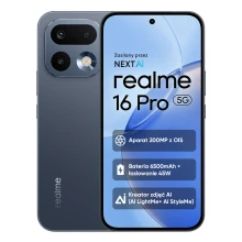 Smartfon realme 16 Pro 8/256GB 6,78” 144Hz 200Mpix 5G Master Grey