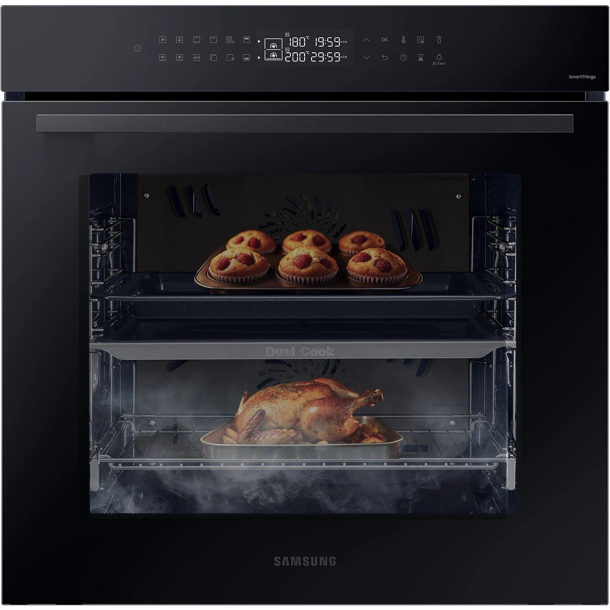 piekarnik z funkcja pary samsung natural steam nv7b4240vak glowne nowe