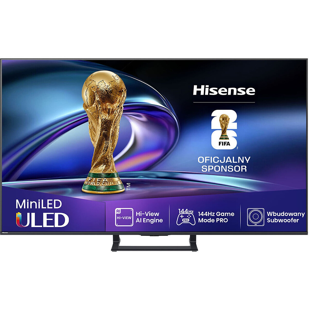 telewizor hisense 50e8q front