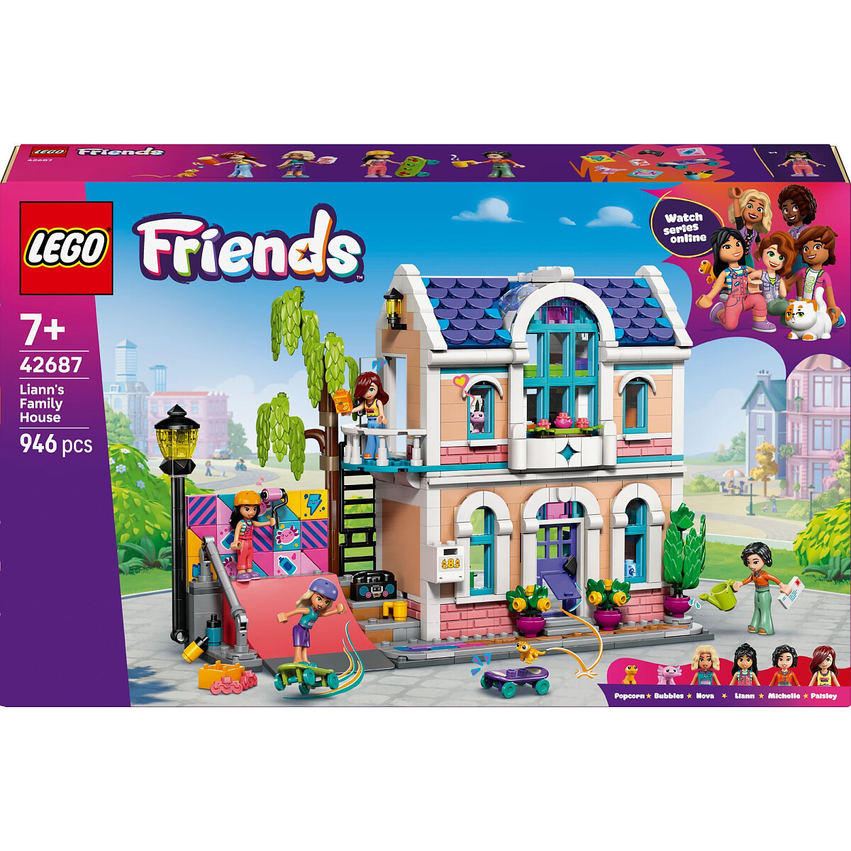 klocki lego friends dom rodzinny liann 42687 glowne