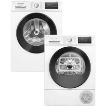 Zestaw AGD Siemens iQ300 Pralka WM14N257PL 9kg + Suszarka WT45HV99PL 8kg