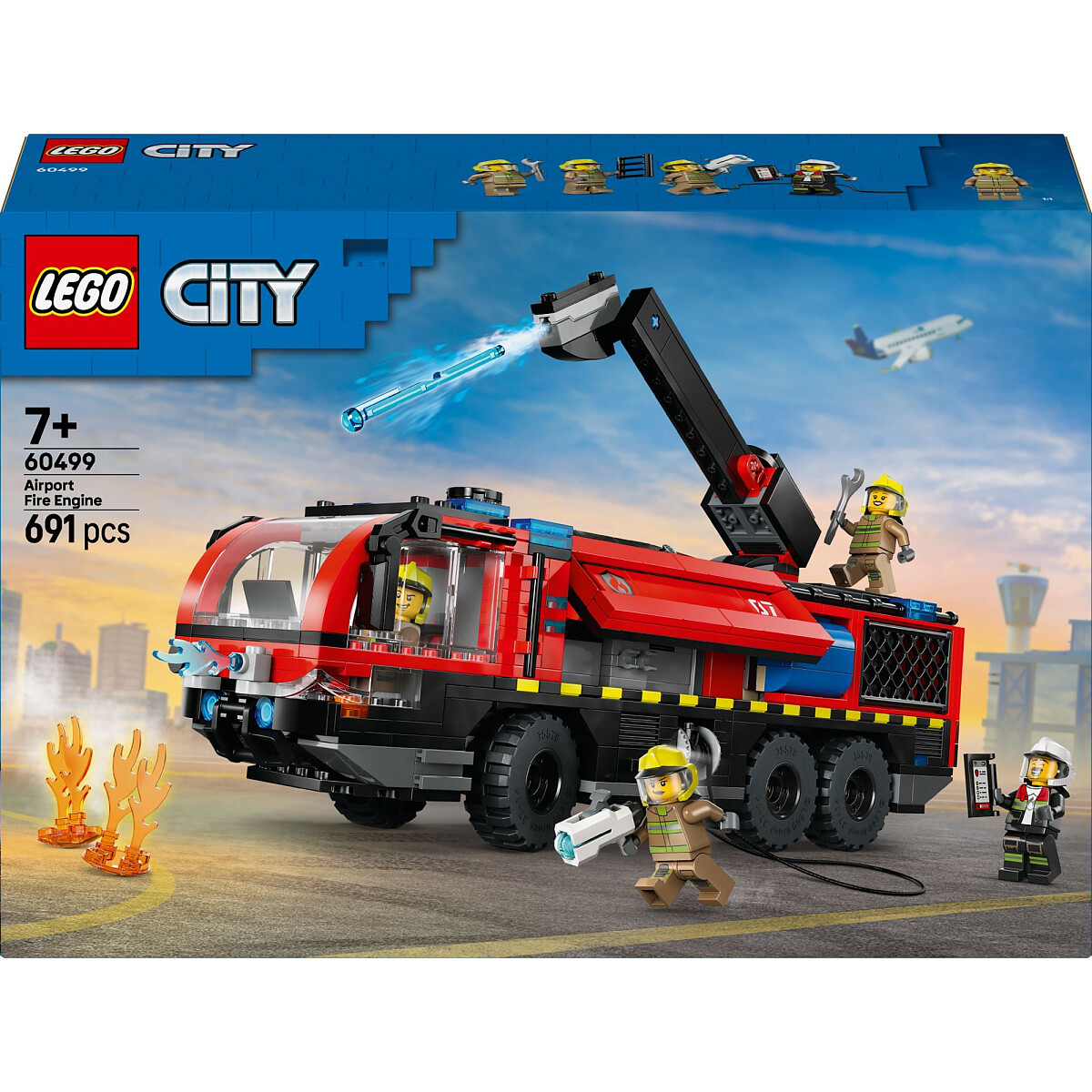 klocki lego city lotniskowy woz strazacki 60499 front
