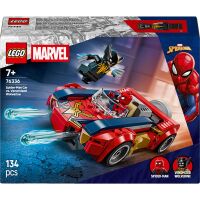 Klocki LEGO Marvel Spider-Man w samochodzie kontra zvenomowany Wolverine 76336