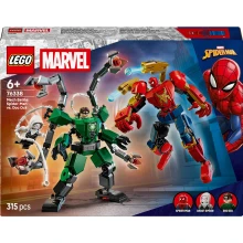 Klocki LEGO Marvel Bitwa mechów: Spider-Man kontra Doc Ock 76338