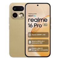 Smartfon realme 16 Pro 8/256GB 6,78” 144Hz 200Mpix 5G Master Gold