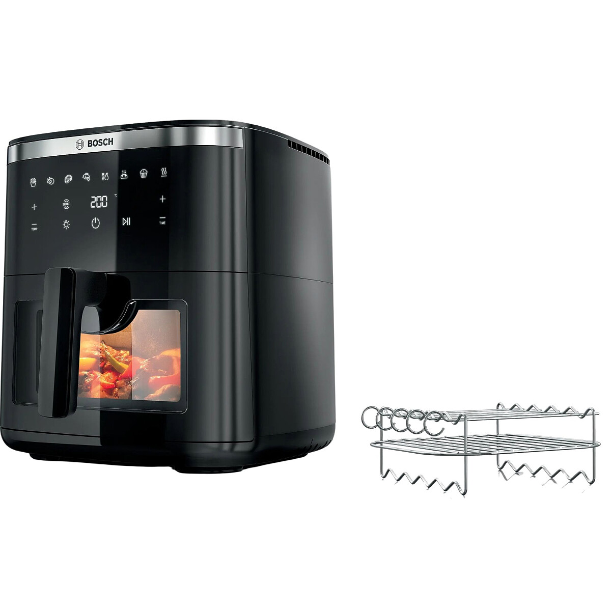 frytkownica beztluszczowa bosch serie 6 air fryer maf671b1 glowne zdjecie