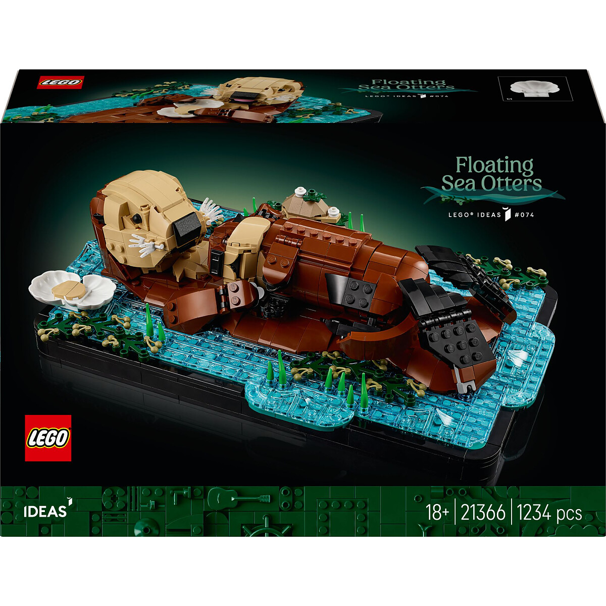klocki lego ideas plywajace wydry 21366 front