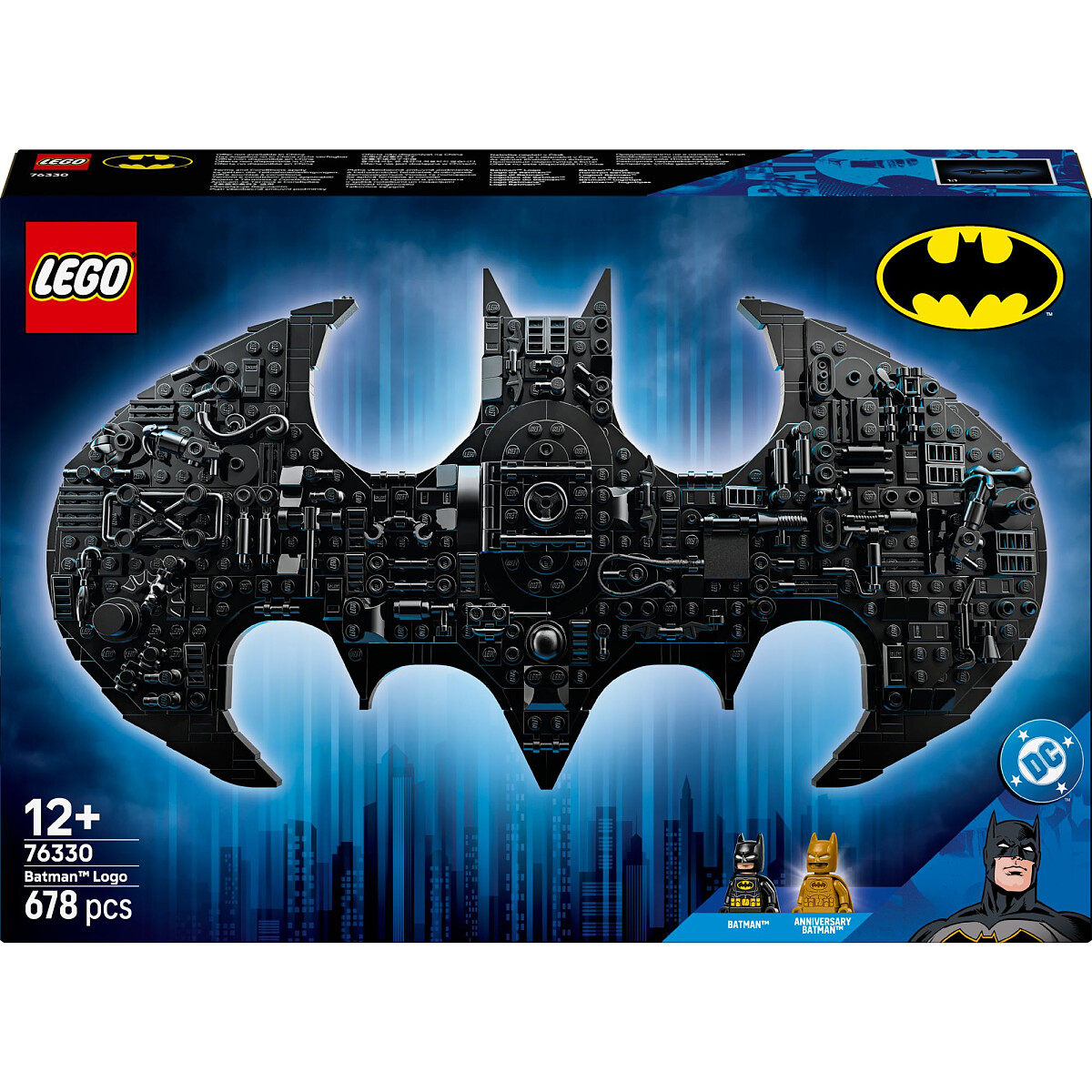 klocki lego dc batman logo batmana 76330 front