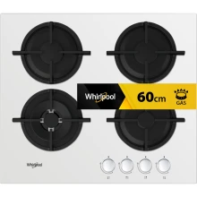 Płyta gazowa Whirlpool AKT625WH Palnik Wok Żeliwne ruszty