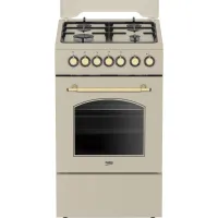 Kuchnia gazowo-elektryczna Beko FSE52135DCRSN Retro