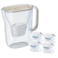 Dzbanek filtrujący Brita Style Essential Piaskowy + 4 wkłady Maxtra Pro Pure Performance