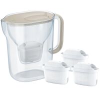 Dzbanek filtrujący Brita Style Essential XL Piaskowy + 3 wkłady Maxtra Pro Pure Performance