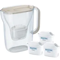Dzbanek filtrujący Brita Style Essential Piaskowy + 3 wkłady Maxtra Pro Pure Performance