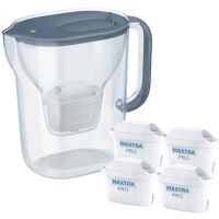 Dzbanek filtrujący Brita Style Essential Szaroniebieski + 4 wkłady Maxtra Pro Pure Performance
