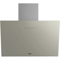 Okap kominowy Whirlpool WHVP 62F LT SD 650m3/h 65dBA Timer Oświetlenie LED Filtr węglowy 60cm Srebrne szkło
