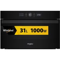 Kuchenka mikrofalowa Whirlpool WMD44MB 1000W Crisp Technologia 3D Grill Czyszczenie parowe 31L